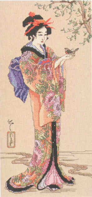 외국 십자수패키지 Janlynn/ GEISHA-23-103