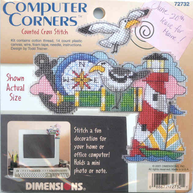 외국 십자수패키지 Dimensions/COMPUTER CORNERS AHOY-72732