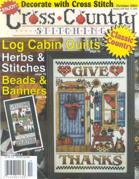 십자수잡지 CROSS COUNTRY STITCHING-2002 OCTOBER