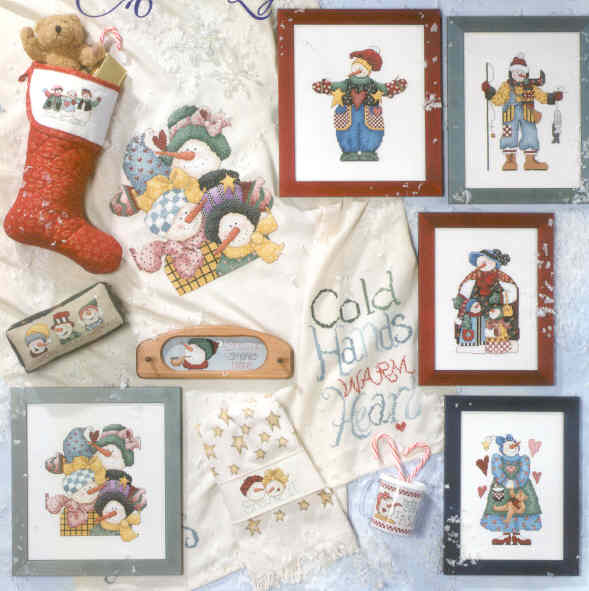 십자수도안책 Jeanette/ FROSTY FOLKS-22176