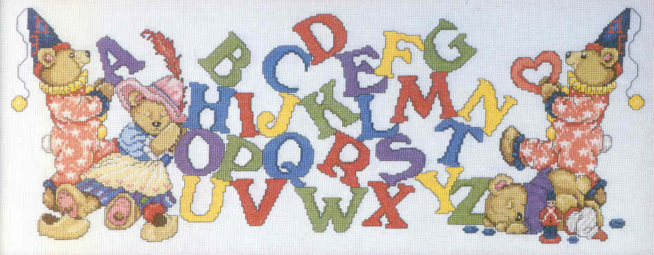 외국 십자수패키지 Design Works/ A-B-C JUMBLE-9667