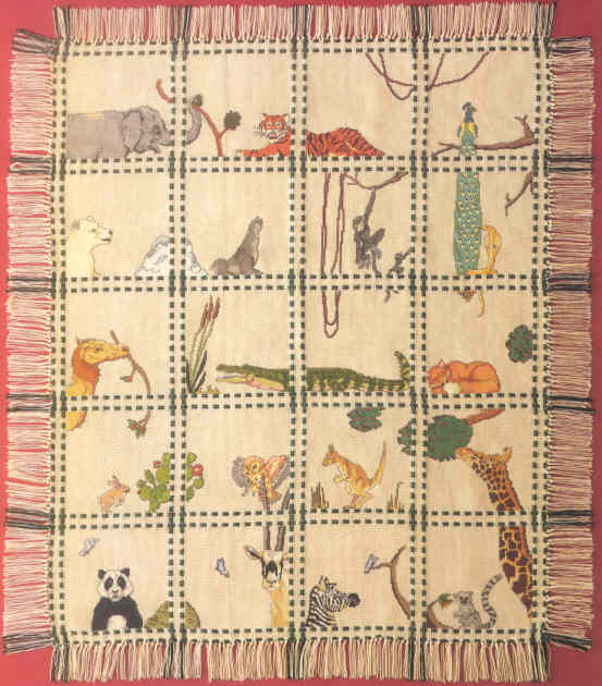 십자수도안책/ 기타1 GRAPHWORKS/ AFGHAN SAFARI-11