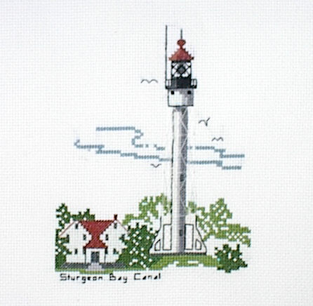 십자수 완성작품(원단상태)-LIGHTHOUSE7/9188