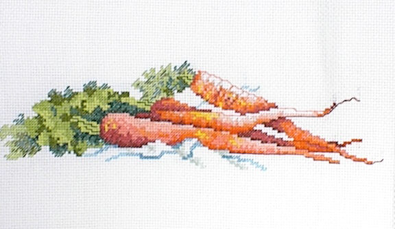 십자수 완성작품(원단상태)-CARROTS/9194
