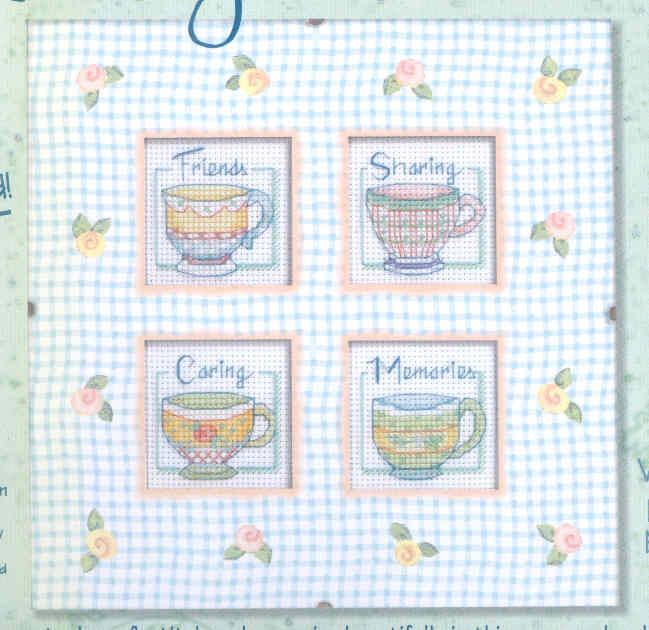 외국 십자수패키지 Dimensions/유리액자 SWEET TEA-72825