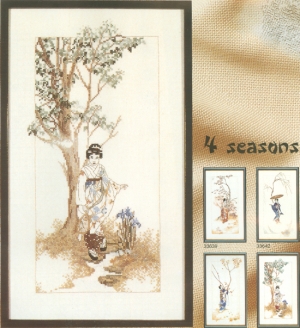 외국 십자수패키지 Lanarte/GEISHA SUMMER-33640