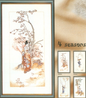 외국 십자수패키지 Lanarte/GEISHA SPRING-33639