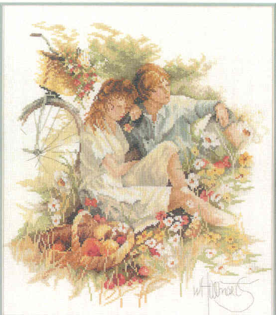 외국 십자수패키지 Lanarte/PICNIC-34312