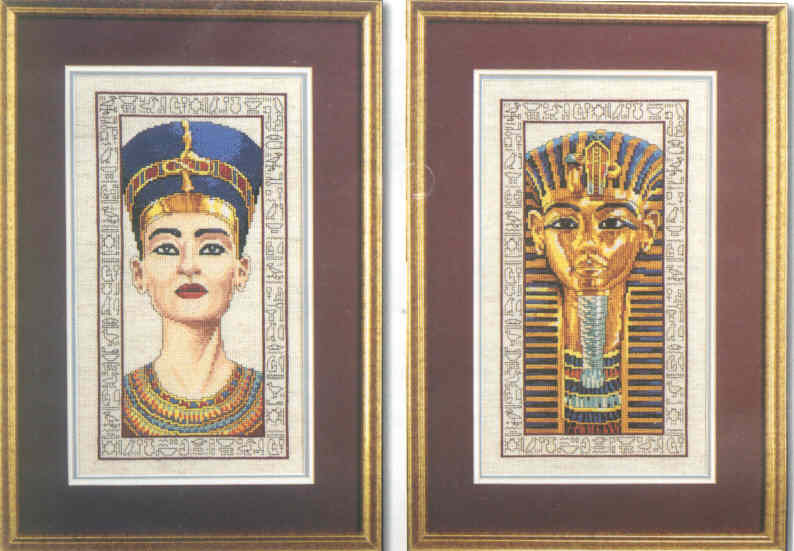 십자수도안책 Janlynn/ EGYPTIAN PAIR-13-286