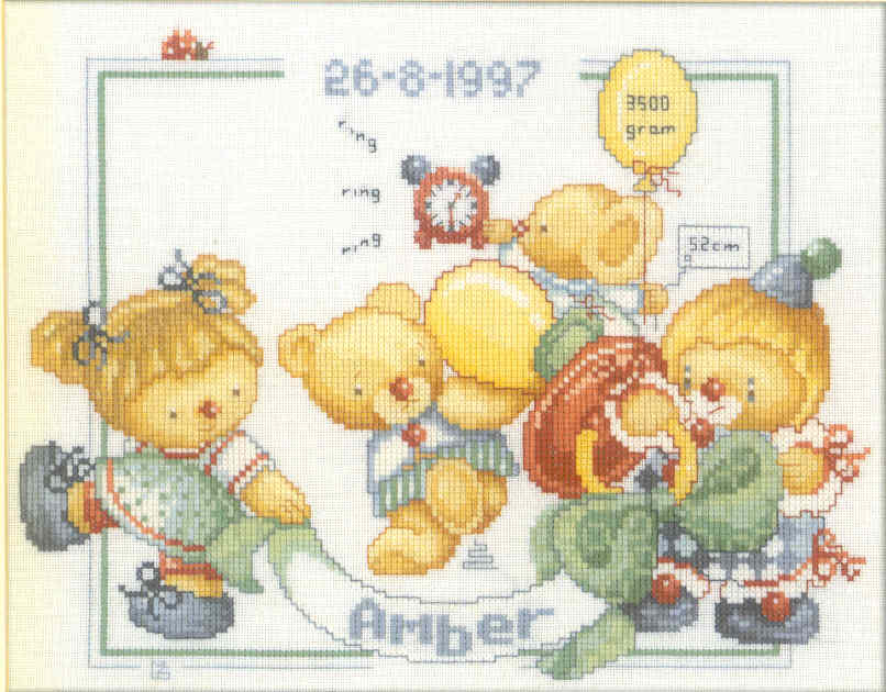 외국 십자수패키지 Lanarte/BIRTHSIGN AMBER-29710A