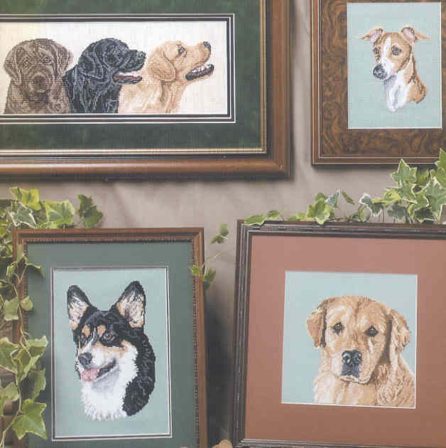 십자수도안책 Jeanette/ DOGS COLLECTION 10-620230