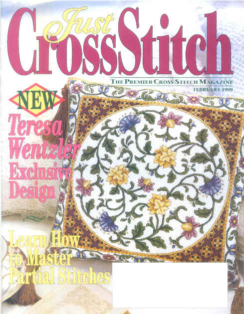 십자수잡지 JUST CROSSSTITCH FEBRUARY 1999