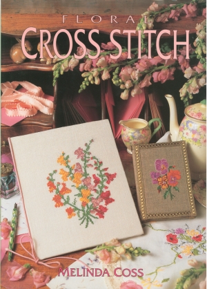 소장용 십자수도안책 FLORAL CROSS STITCH-955766(양장본)