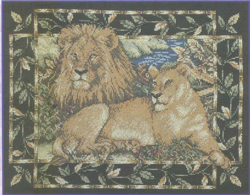 외국 십자수패키지 Bucilla/OUT OF AFRICA-43087