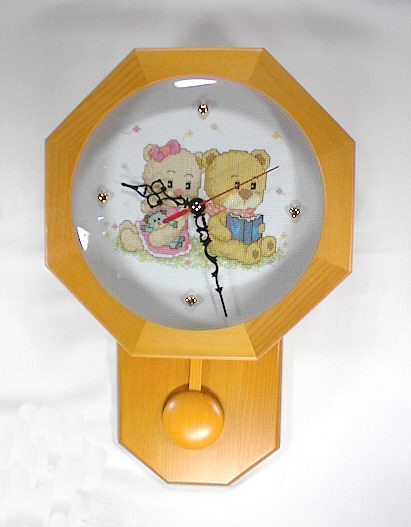 십자수 완성품 시계-280추-도레미/10167