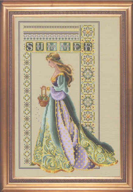 십자수도안책 Lavender & Lace/ CELTIC SUMMER-LL56