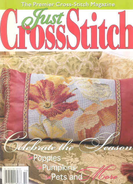 십자수잡지 JUST CROSSSTITCH OCTOBER 2002