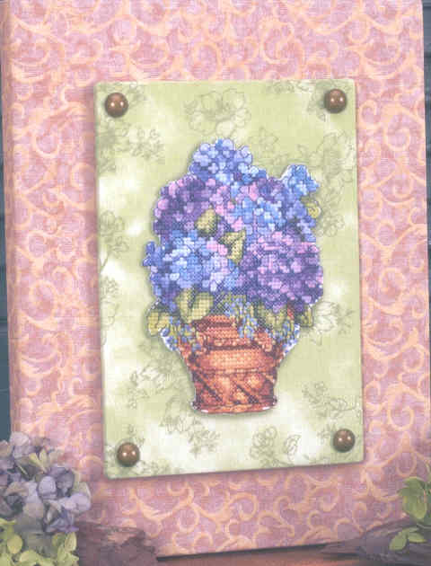 외국 십자수패키지 Dimensions/나무액자 HYDRANGEA BASKET-72845