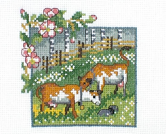 십자수 완성작품(원단상태)-MAY/10339