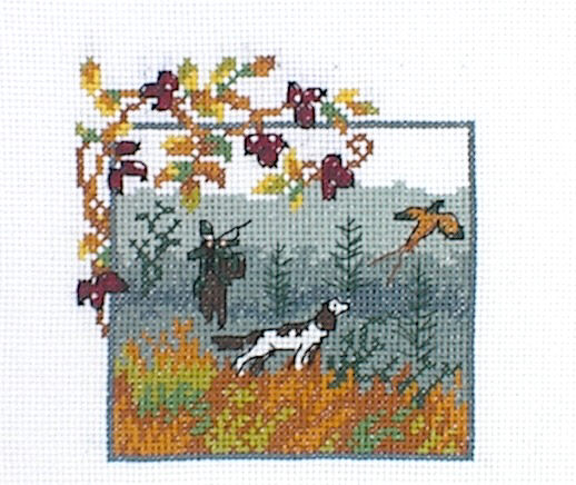 십자수 완성작품(원단상태)-NOVEMBER/10501