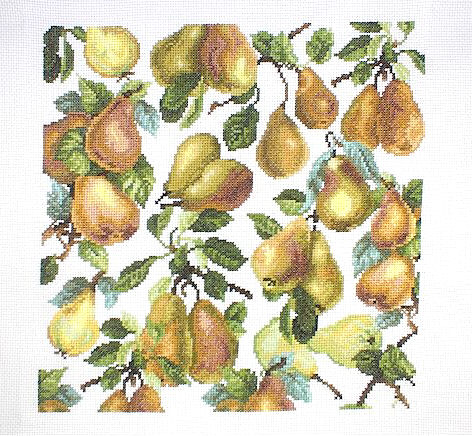 십자수 완성작품(원단상태)-PEARS/10512