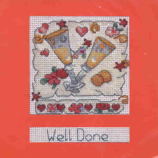 외국 십자수패키지 DMC/CARD WELL DONE-K4826