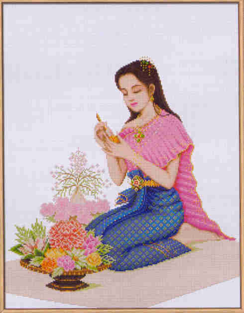 외국 십자수패키지 PINN/ FRUIT CARVING/TD-18/009400