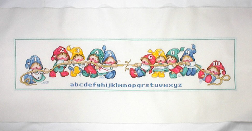 십자수 완성작품(원단상태)-PAMELA/10611