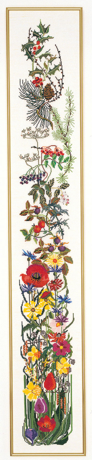 외국 십자수패키지 Thea Gouverneur/ SEASONS BELL PULL-TG848