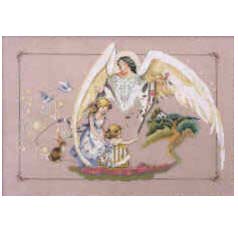 (중고)십자수도안책 Mirabilia/ GUARDIAN ANGEL-MD72(중고) 비닐포장