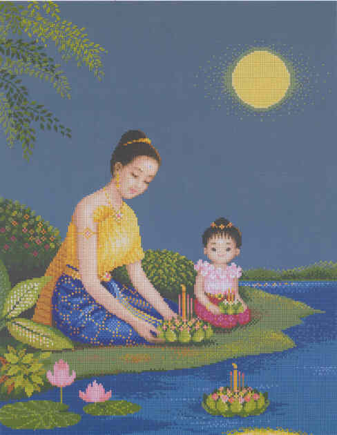 십자수도안책 PINN/ LOY KRATHONG-LE-TD11