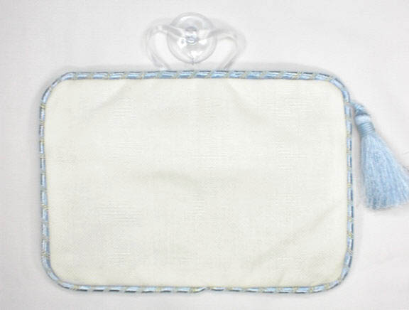 잠시주차-28카운트우유색-직사각-하늘색술/11382