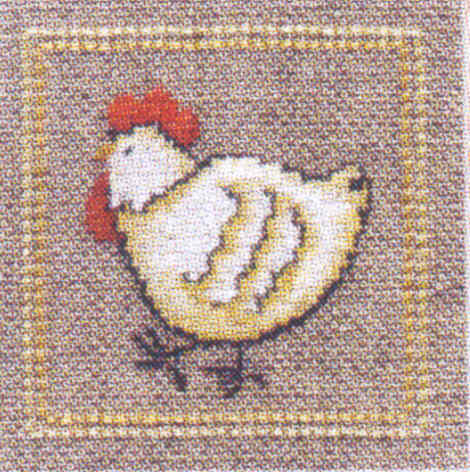 외국 십자수패키지 Lanarte/(소) LITTLE CHICKEN-34566