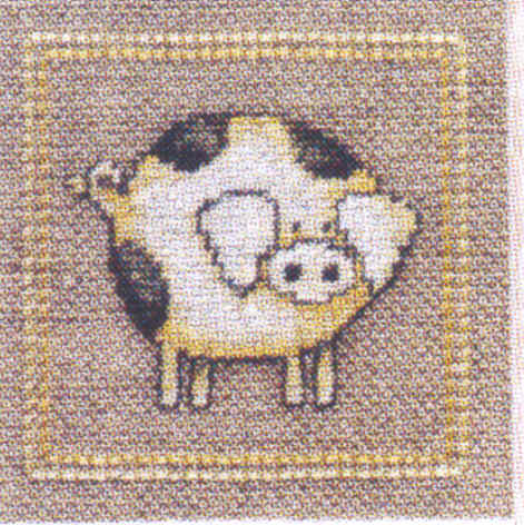 외국 십자수패키지 Lanarte/(소) LITTLE PIG-34568