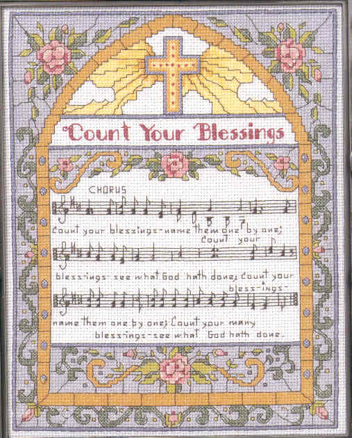 외국 십자수패키지 Bucilla/COUNT TOUR BLESSINGS-43366