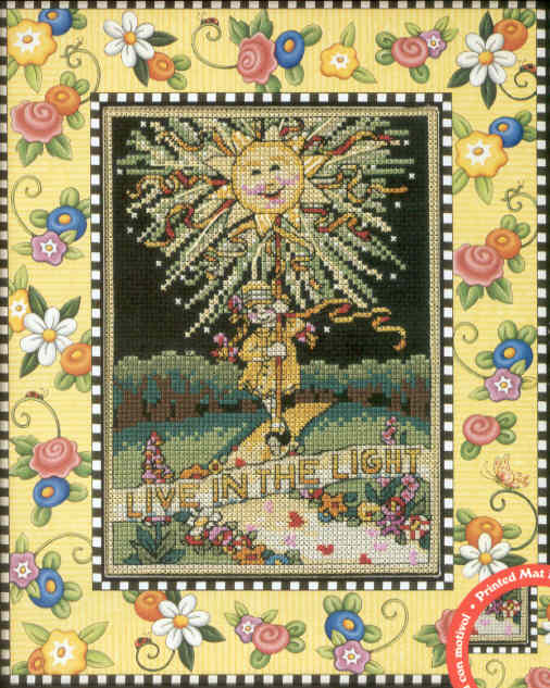 외국 십자수패키지 Bucilla/MARY ENGELBREIT-LIVE IN THE LIGHT-43274