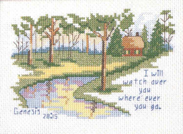 외국 십자수패키지 Bucilla/I WILL WATCH OVER YOU-43299(6X4)