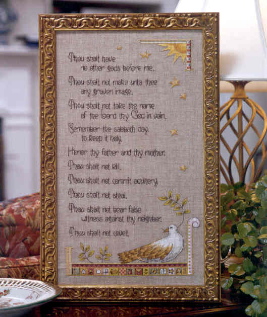 십자수도안책 Just Cross/ THE TEN COMMANDMENTS(십계명)-MG29