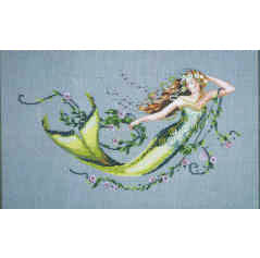 (중고)십자수도안책 Mirabilia/ EMERALD MERMAID-MD77(중고) 비닐포장