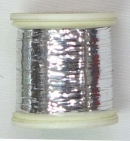 메탈릭자수실 SPECTRUM(GLISSEN GLOSS) SILVER-(7002):큰롤입니다(별도보관)