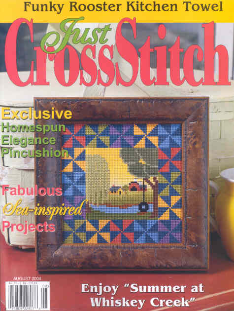 십자수잡지 JUST CROSSSTITCH AUGUST 2004