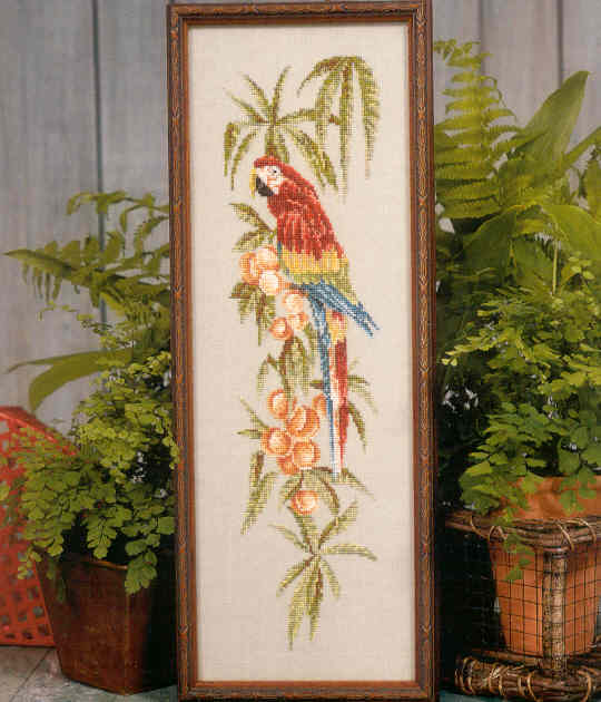 십자수도안책 Just Cross/ SCARLET MACAW-MG28