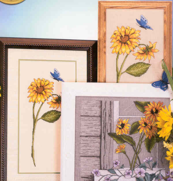 십자수도안책 Cross My Heart/ FLOWERS IN THE SUN-266