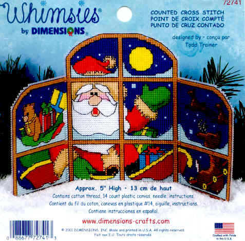 외국 십자수패키지 Dimensions/스탠드- JOLLY GIFT BEARER -72741