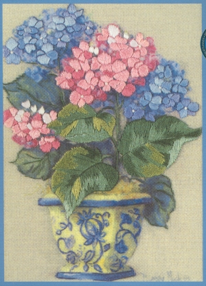 Dimensions 프랑스자수패키지/ (5x7) COLORFUL HYDRANGEA-16051