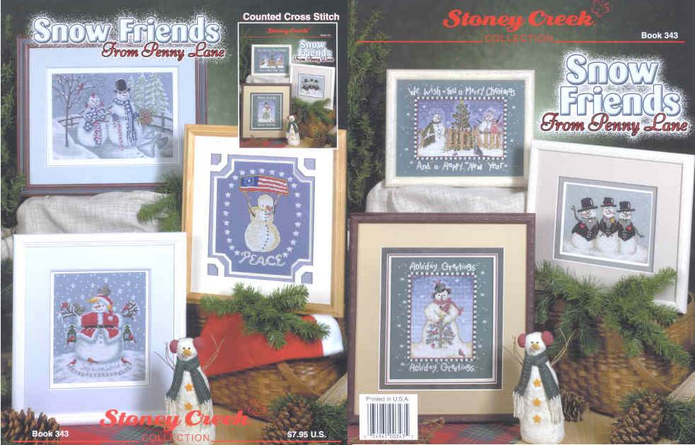 십자수도안책 Stoney/ SNOW FRIENDS-343