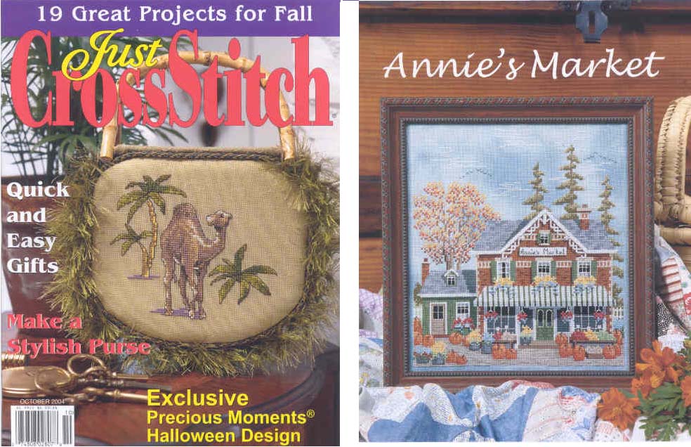 십자수잡지 JUST CROSSSTITCH OCTOBER 2004