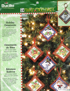 외국 십자수패키지 Dimensions/ 오너먼트 MARY ENGELBREIT-HOLIDAY-85013