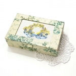 리본자수 보석함 패키지 FLEUR BLEU-43350