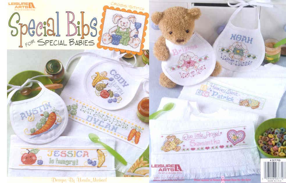 십자수도안책 Leisure Arts/ SPECIAL BIBS-3770